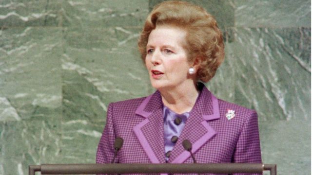 Thatcher discursa na ONU em 1989