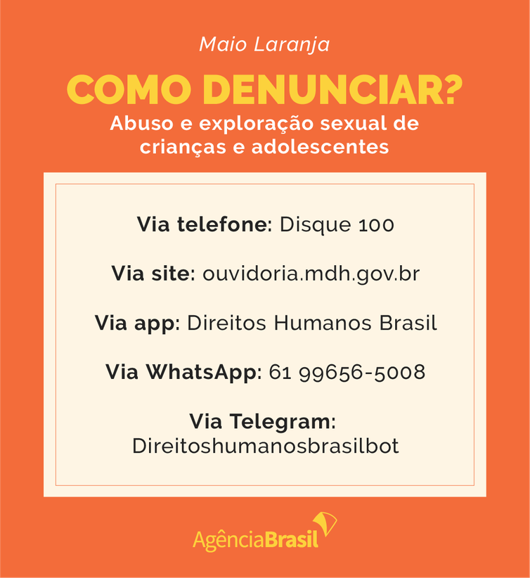 Como denunciar o abuso sexual de crianças e adolescentes?